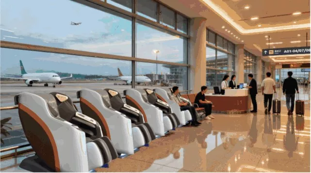 QR Code Payment Support Vending Massage Chair